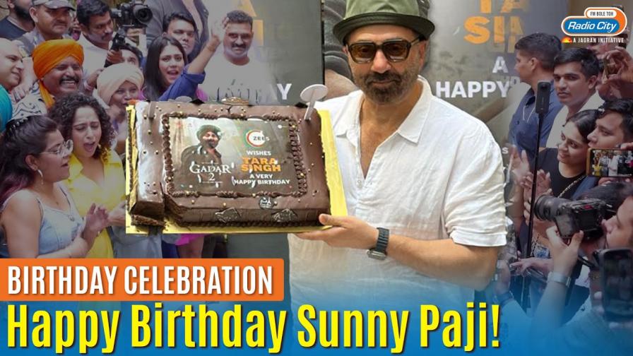 Sunny Deols Birthday Celebration with Fans Sons Rajveer and Karan Gadars Rs 525 Crore Success